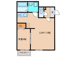 la casa felice和白の物件間取画像